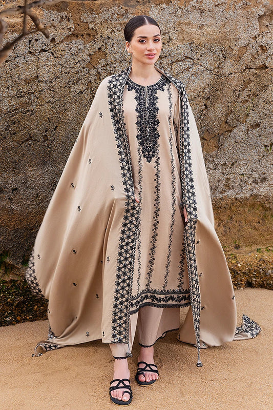 Picture of Cross Stitch - Premium Unstitched Cotton Satin - Woven Grace - Available at Raja Sahib