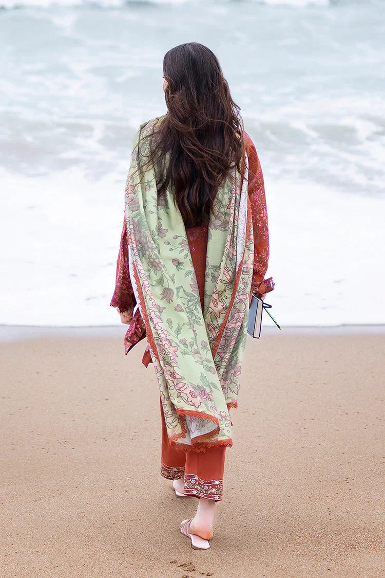 Picture of Cross Stitch - Premium Unstitched Cotton Satin - Autumn Glaze - Available at Raja Sahib