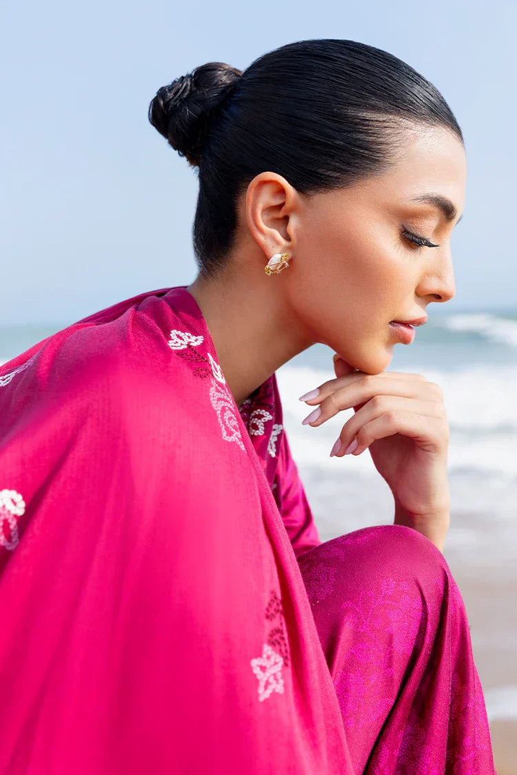 Picture of Cross Stitch - Premium Unstitched Cotton Satin - Florid Zeal - Available at Raja Sahib