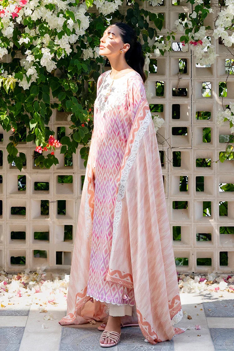 Picture of Cross Stitch - Premium Unstitched Cotton Satin - Radiant Charm - Available at Raja Sahib