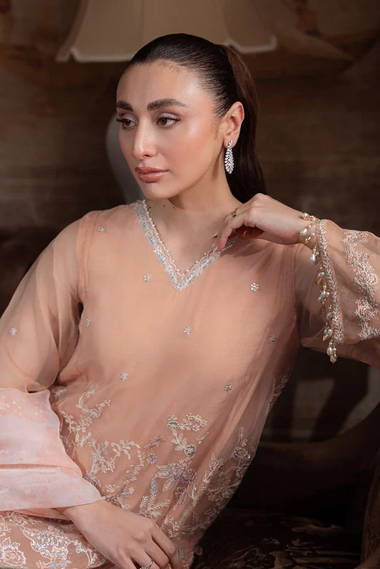 Cross Stitch - Unstitched Wedding Collection - Coral Bloom