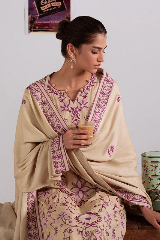 Picture of Cross Stitch - Unstitched Winter Collection - Fawn Radiance - Available at Raja Sahib