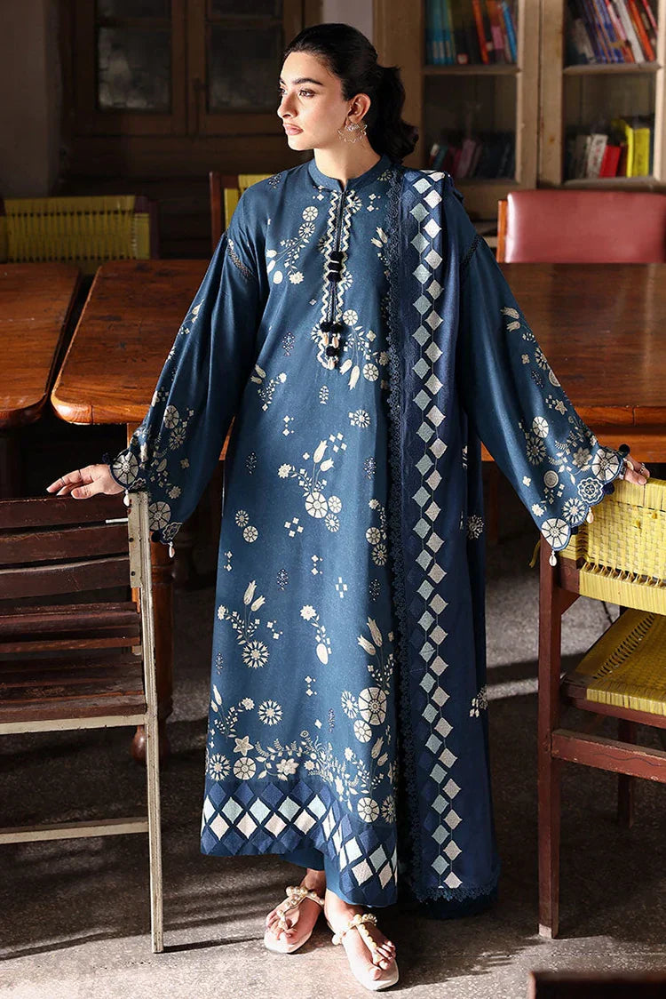 Picture of Cross Stitch - Unstitched Winter Collection - Dreamy Dune - Available at Raja Sahib