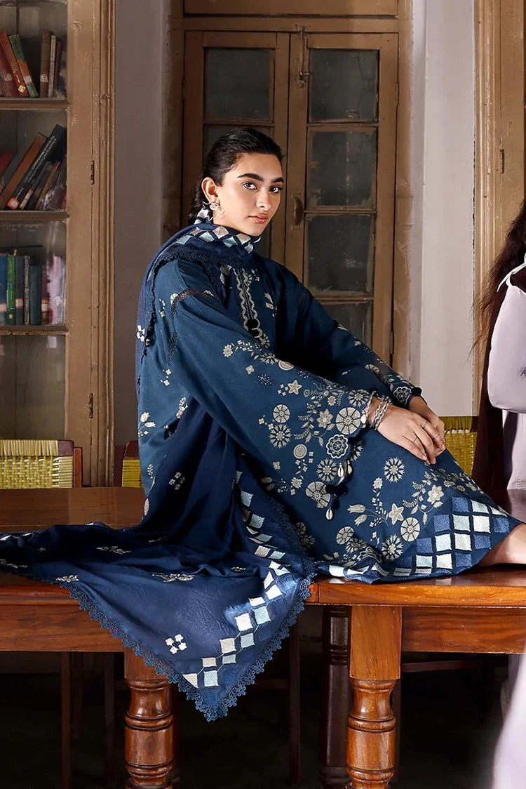 Picture of Cross Stitch - Unstitched Winter Collection - Dreamy Dune - Available at Raja Sahib