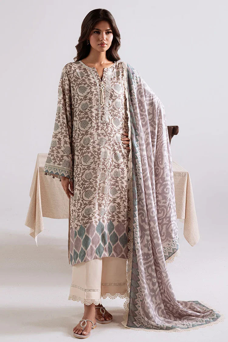 Picture of Cross Stitch - Unstitched Winter Collection - Iznik Bloom - Available at Raja Sahib