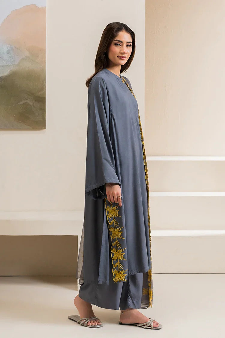 Picture of Cross Stitch - Basic Pret Collection - 2 PC - Smokey Lime - Available at Raja Sahib