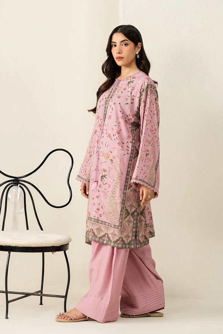 Picture of Cross Stitch - Daily Linen Edit Vol 1 - 2 Piece - Lilac Impression - Available at Raja Sahib