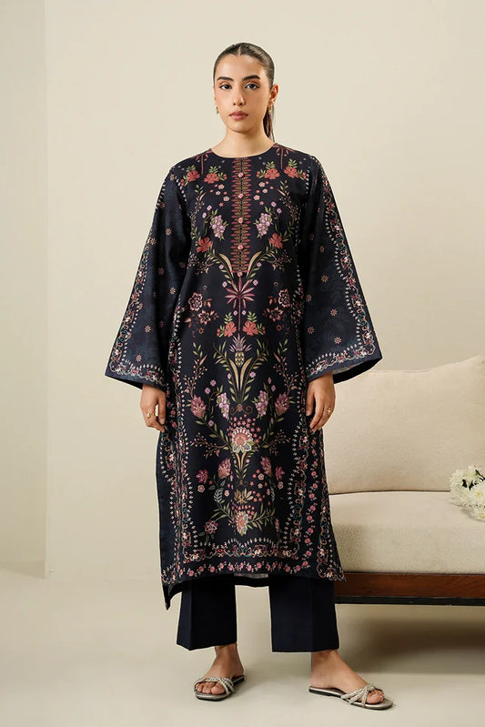Picture of Cross Stitch - Daily Khaddar Edit - 2 Piece - Midnight Pearl - Available at Raja Sahib