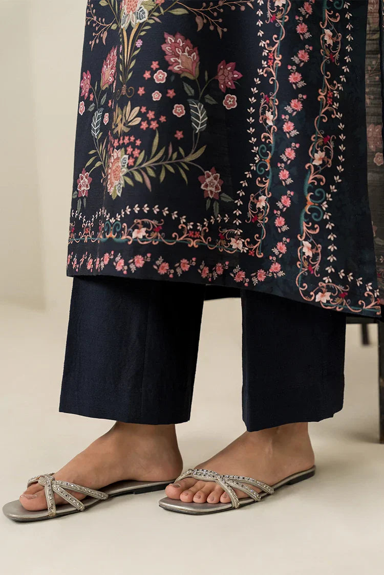 Picture of Cross Stitch - Daily Khaddar Edit - 2 Piece - Midnight Pearl - Available at Raja Sahib