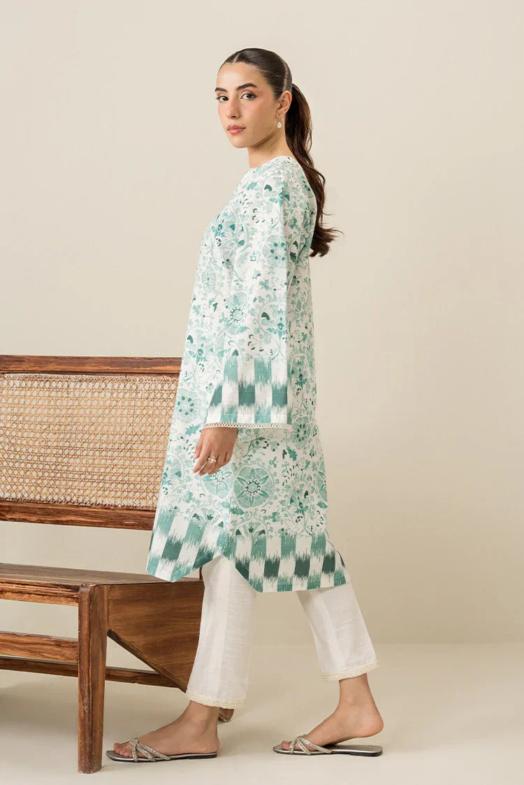 Picture of Cross Stitch - Daily Khaddar Edit - 2 Piece - Mint Cold - Available at Raja Sahib