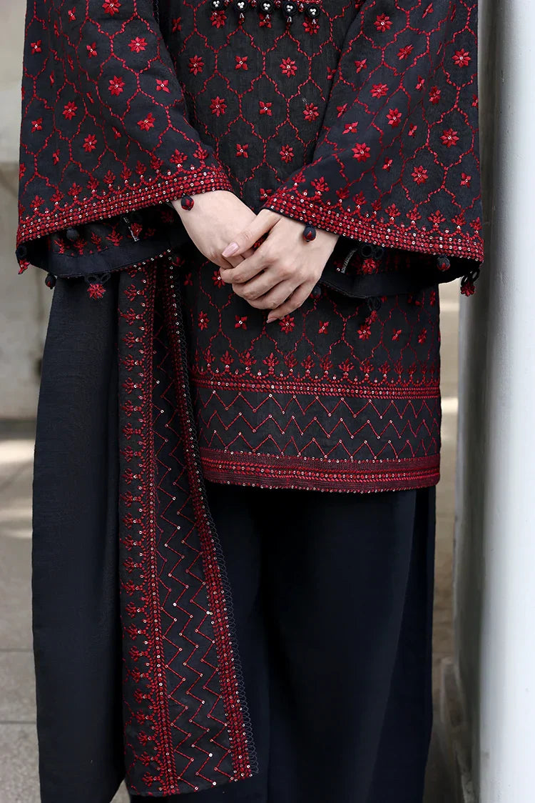 Picture of Cross Stitch - Unstitched Winter Collection - Garnet Grace - Available at Raja Sahib