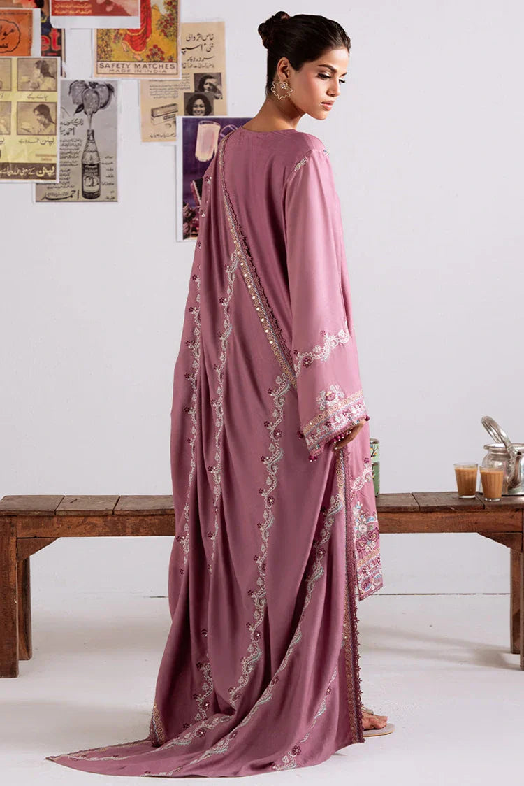 Picture of Cross Stitch - Unstitched Winter Collection - Petal Dust - Available at Raja Sahib