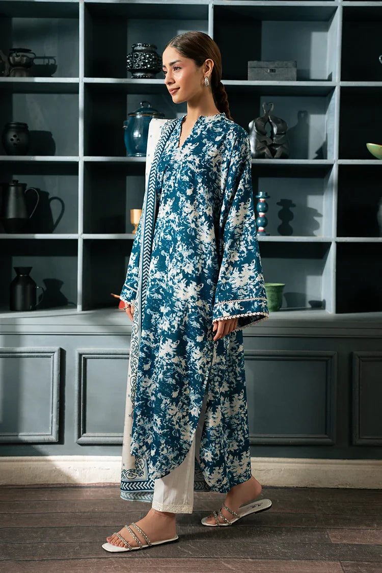 Picture of Cross Stitch - Basic Pret Collection - 2 PC - Blue Bloom - Available at Raja Sahib