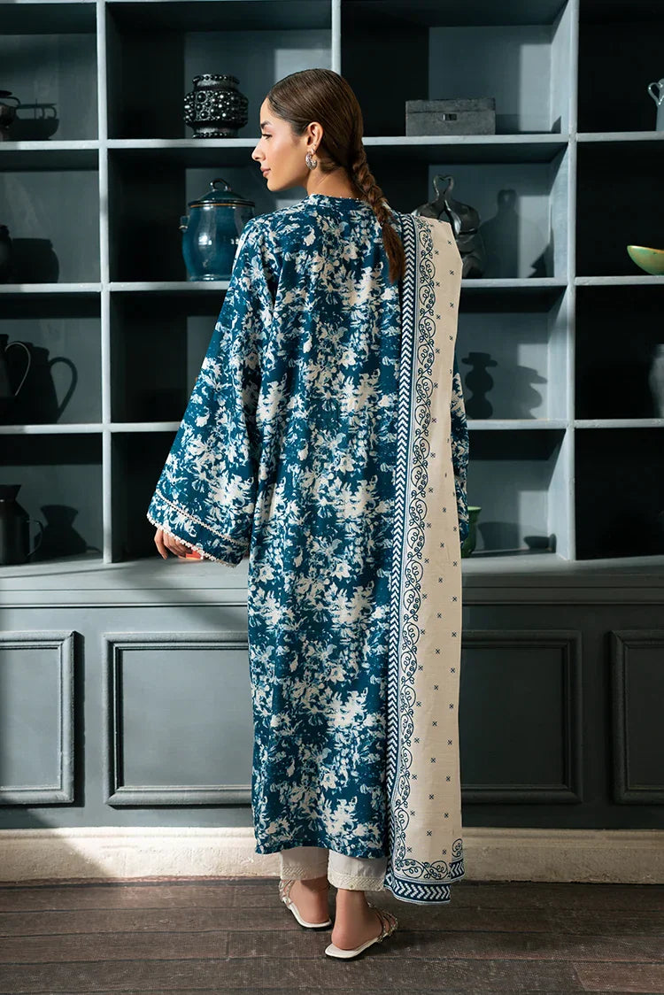 Picture of Cross Stitch - Basic Pret Collection - 2 PC - Blue Bloom - Available at Raja Sahib