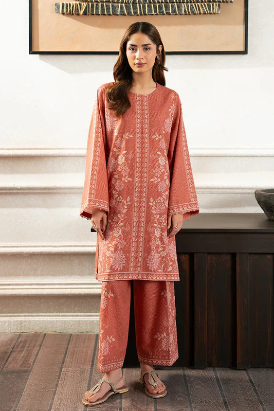 Picture of Cross Stitch - Basic Pret Collection - 2 PC - Rosewoood Dream - Available at Raja Sahib