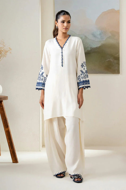 Cross Stitch - Exclusive Pret - Blue Wave - 2 Piece - Shirt & Trouser