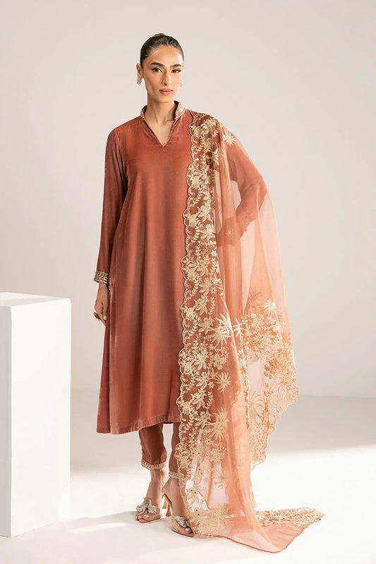 Cross Stitch - Exclusive Pret - Blush Haze - 3 Piece - Shirt, Trouser & Dupatta