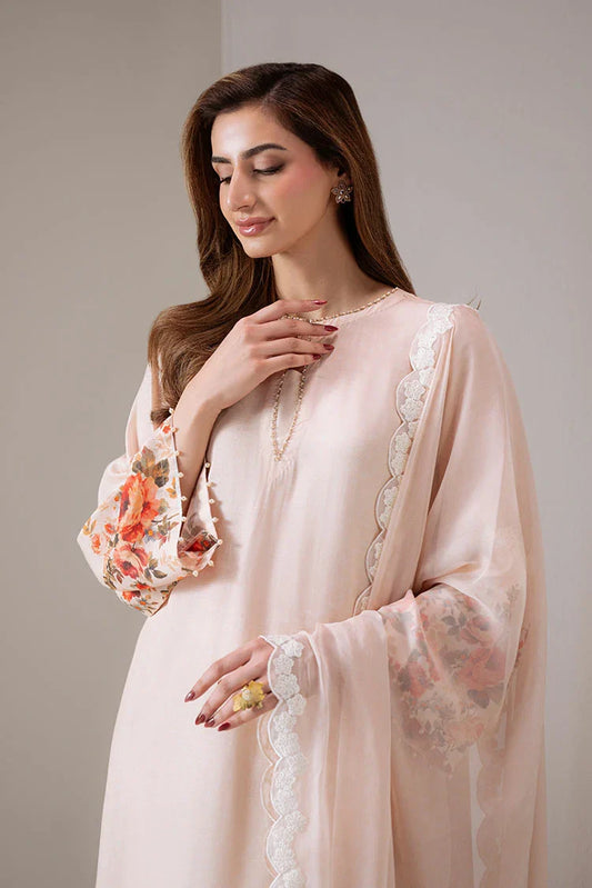Cross Stitch - Exclusive Pret - Dawn Rose - 2 Piece - Shirt & Dupatta