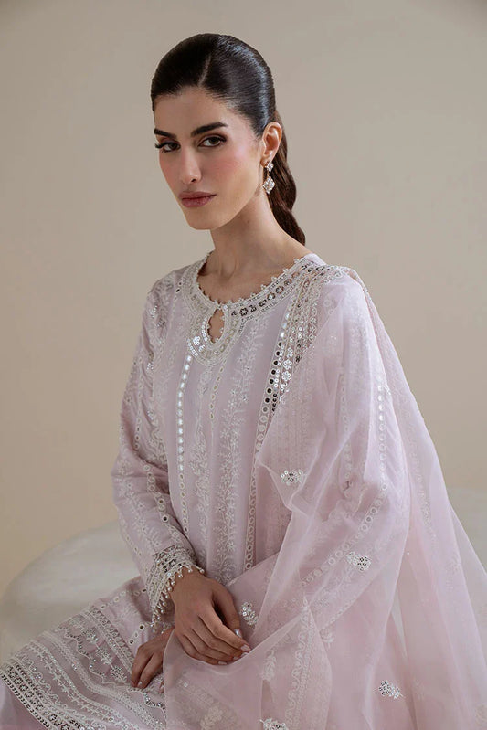 Cross Stitch - Unstitched Chiffon Edit Vol 1 - Blush Aura