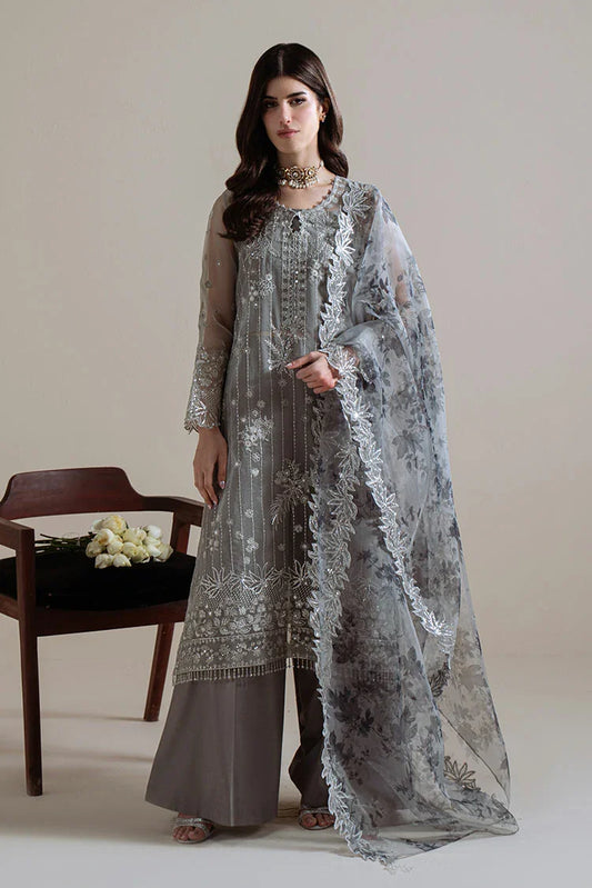 Cross Stitch - Unstitched Chiffon Edit Vol 1 - Smoky Radiance