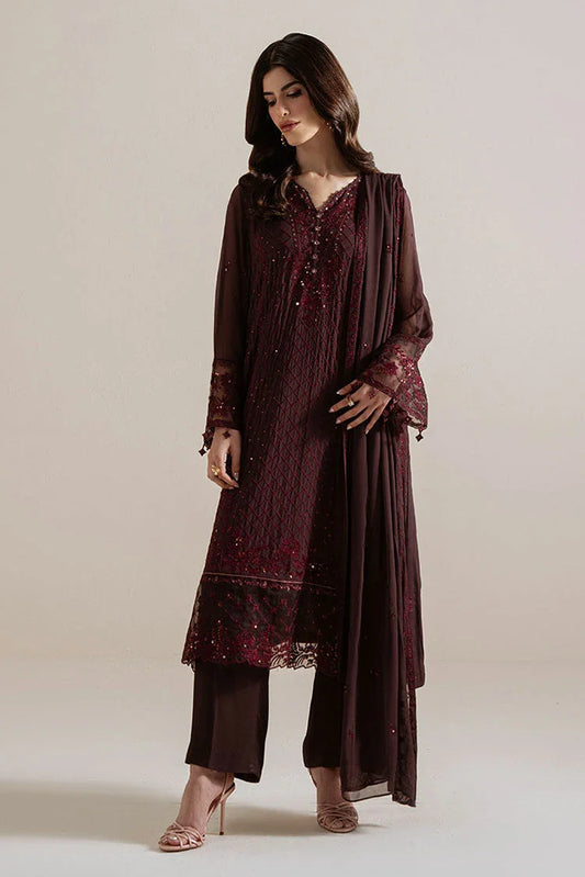 Cross Stitch - Unstitched Chiffon Edit Vol 1 - Velvet Dusk
