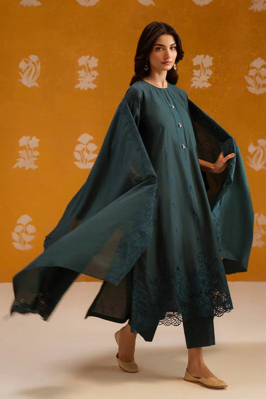 Cross Stitch - Chikankari Edit Vol 1 - Deep Teal