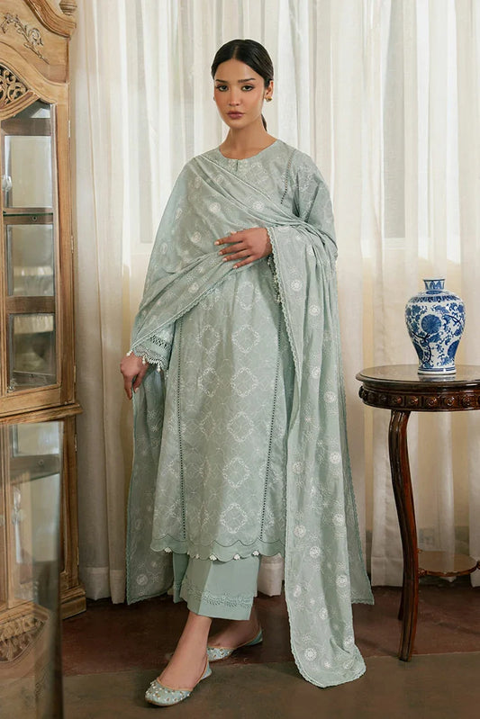 Cross Stitch - Embroidered Lawn Edit Vol 1 - Sage Reverie