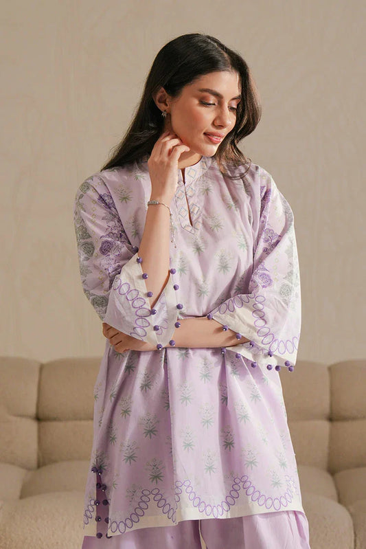Cross Stitch - Daily Unstitched Lawn - Opulent Orchid