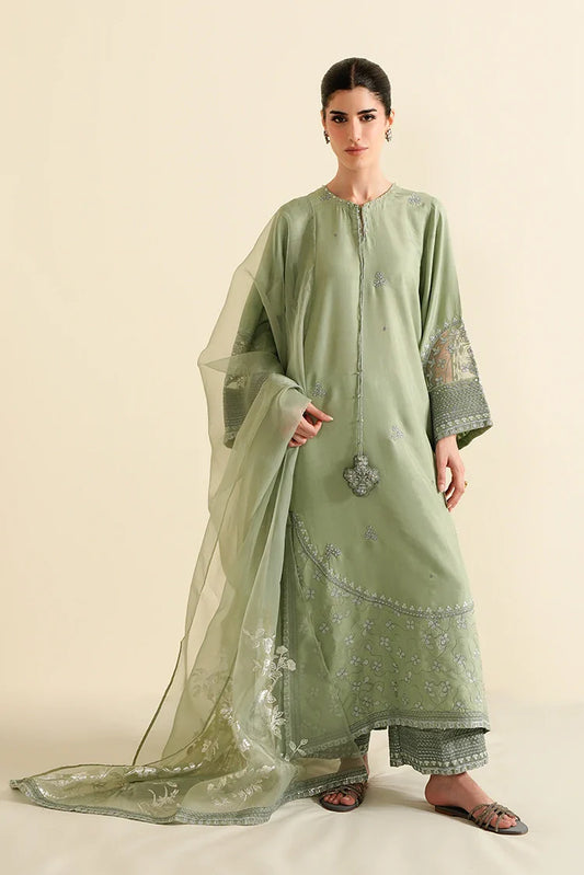Cross Stitch - Ready to Wear - Silver Sage - 3 Piece