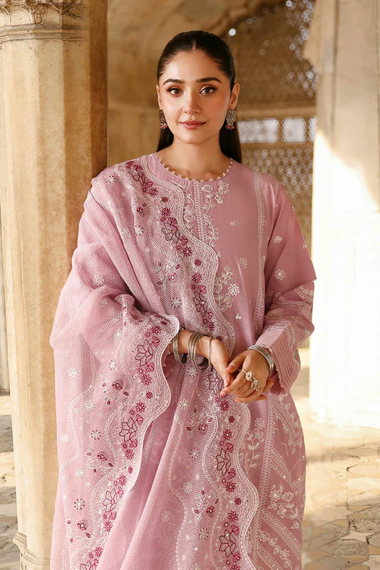 Cross Stitch - Unstitched Premium Eid Lawn - Levendar Mist