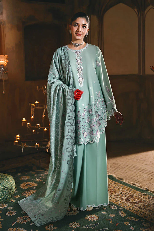 Cross Stitch - Unstitched Premium Eid Lawn - Meadow Muse
