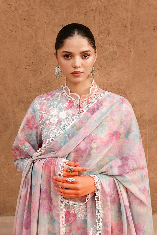 Cross Stitch - Unstitched Premium Eid Lawn - Velvet Dusk