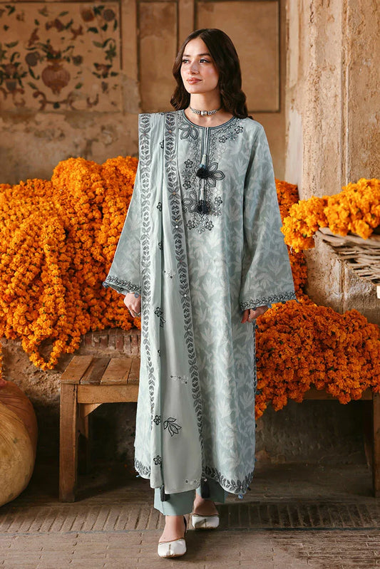 Cross Stitch - Unstitched Premium Eid Lawn - Azure Dream