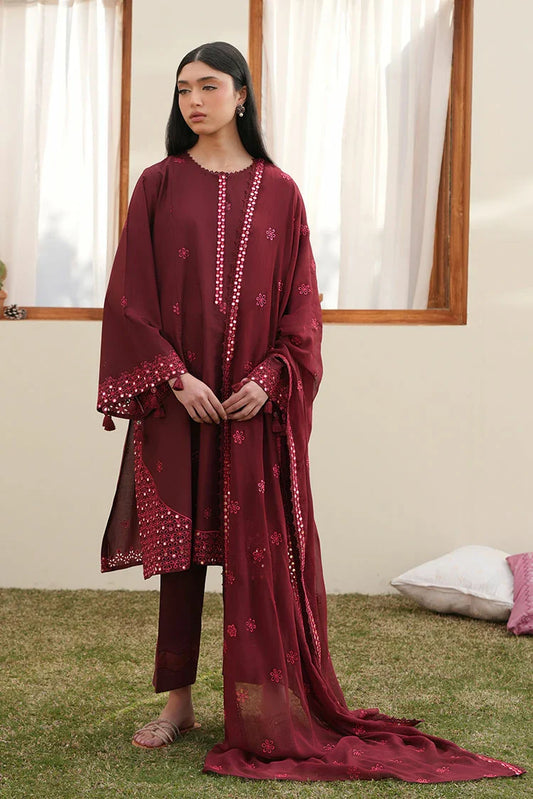 Cross Stitch - Mahiri Unstitched Collection Vol 2 - Windsor Red