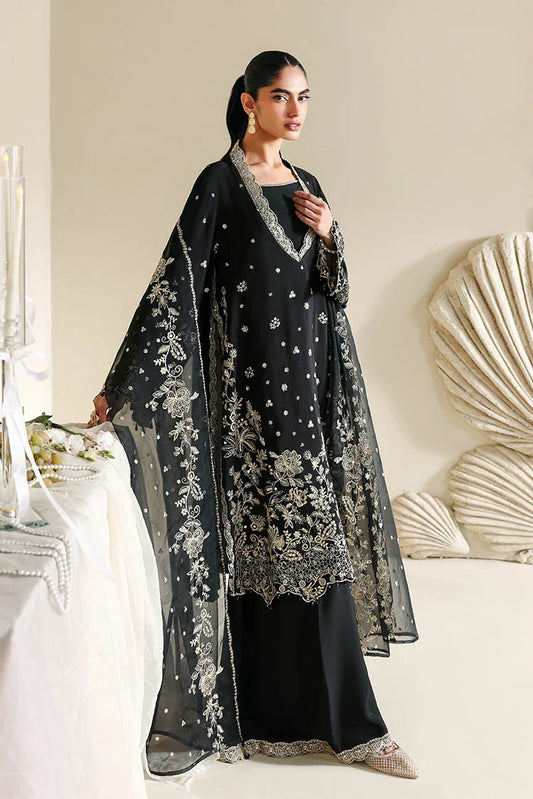 Cross Stitch - Embroidered Chiffon Edit Vol 2 - Raven Glam