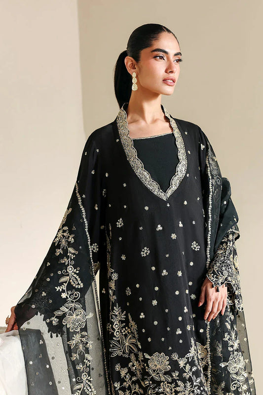 Cross Stitch - Embroidered Chiffon Edit Vol 2 - Raven Glam