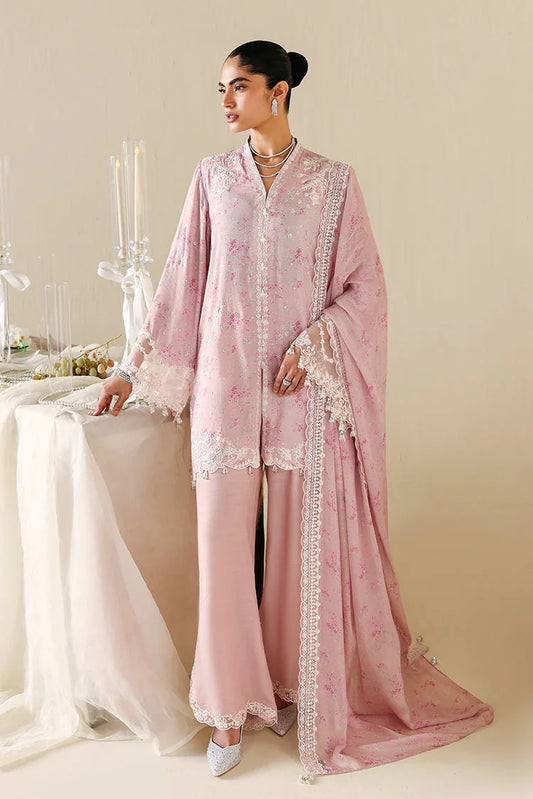 Cross Stitch - Embroidered Chiffon Edit Vol 2 - Rose Quartz
