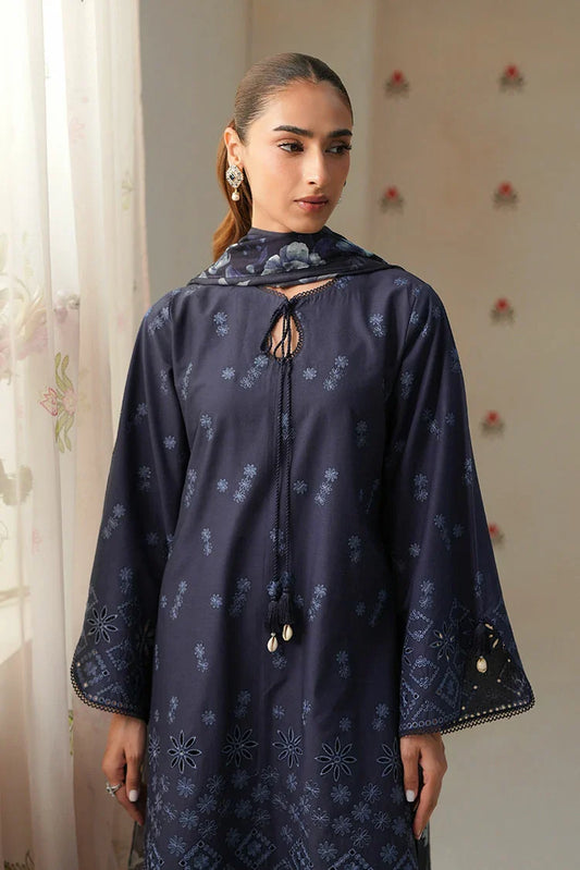 Cross Stitch - Chikankari Edit Vol 2 - Blue Floret