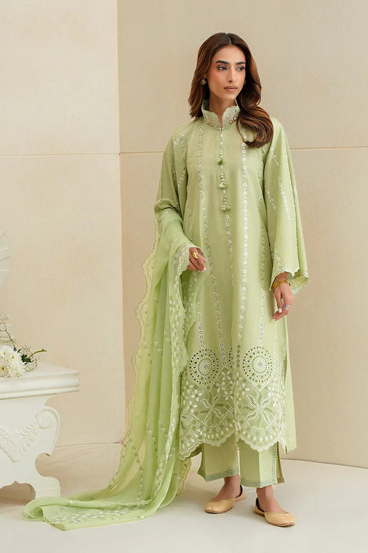 Cross Stitch - Chikankari Edit Vol 2 - Sage Silk