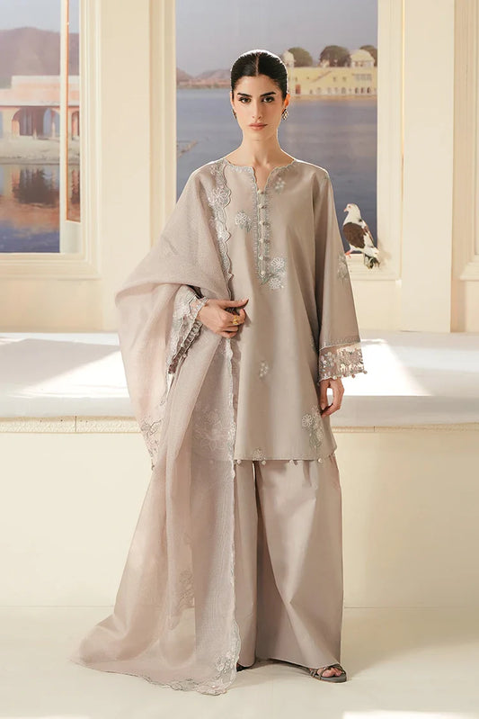 Cross Stitch - Embroidered Lawn Edit Vol 3 - Soft Umber