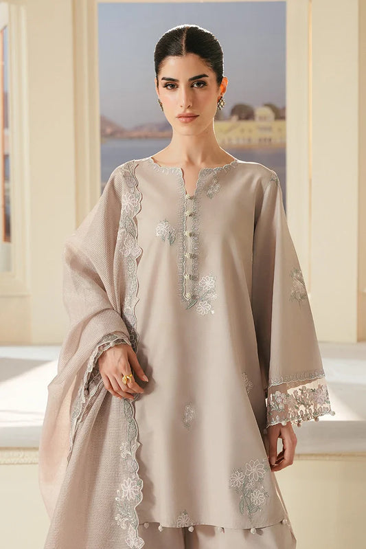 Cross Stitch - Embroidered Lawn Edit Vol 3 - Soft Umber