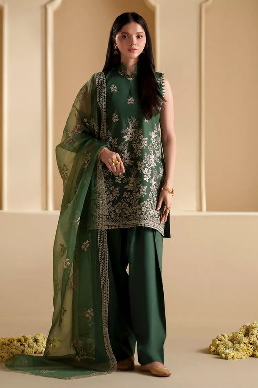 Cross Stitch - Chikankari Edit Vol 3 - Forest Green