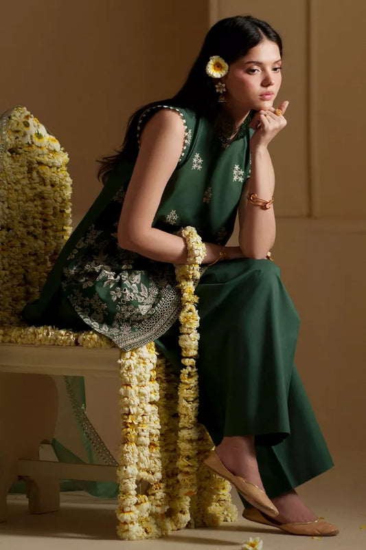 Cross Stitch - Chikankari Edit Vol 3 - Forest Green