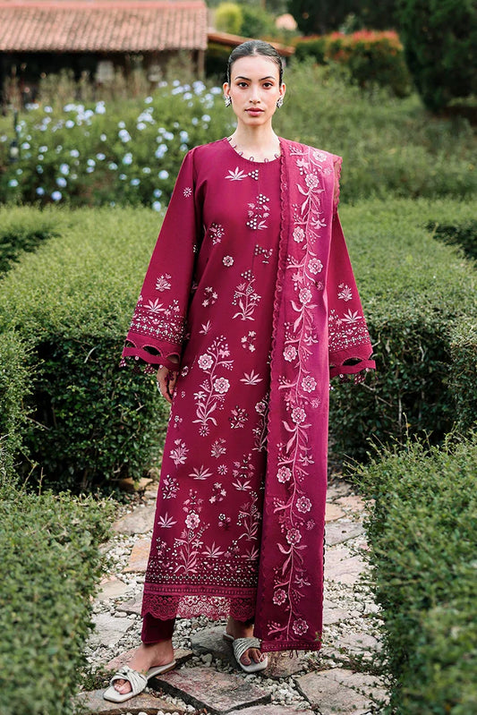 Cross Stitch - Embroidered Lawn Edit Vol 2 - Crimson Royale