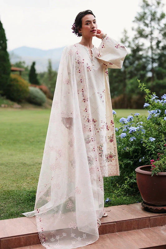 Cross Stitch - Embroidered Lawn Edit Vol 2 - Caramel Cream