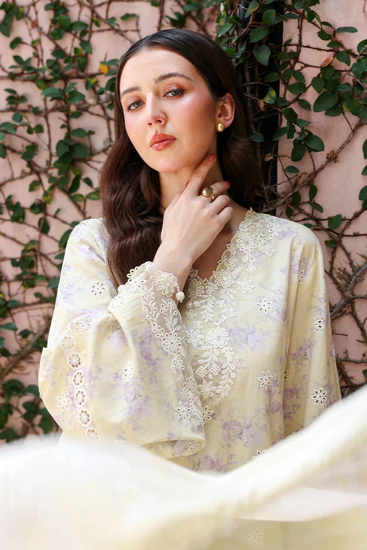Cross Stitch - Embroidered Lawn Edit Vol 2 - Orchid Flare