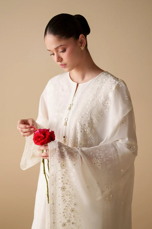 Cross Stitch - White Serenity - 2 Piece