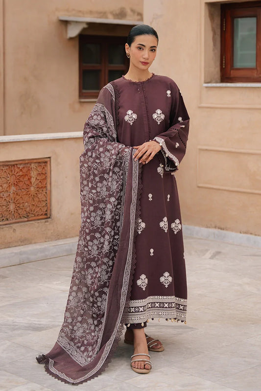 Cross Stitch - Embroidered Lawn Edit Vol 4 - Noir Umber