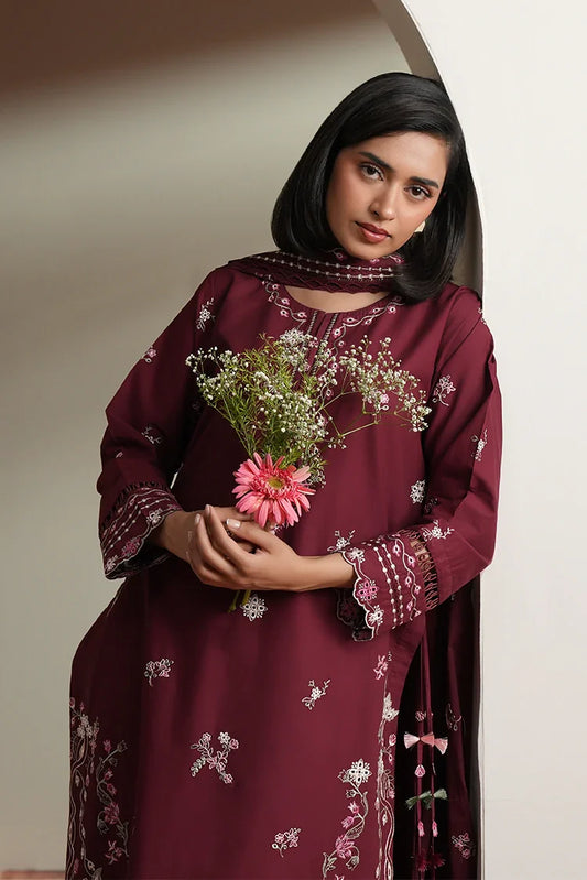 Cross Stitch - Embroidered Lawn Edit Vol 5 - Crimson Majesty