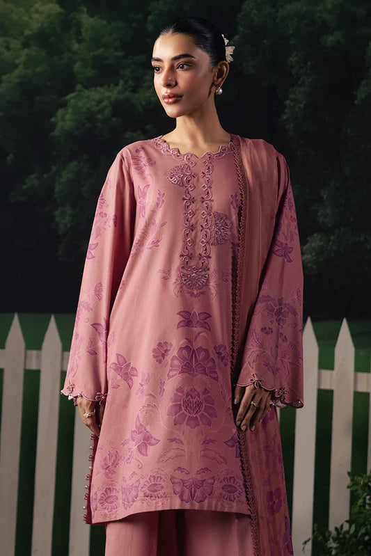 Cross Stitch - The Monsoon Edit - Unstitched - Blush Essence